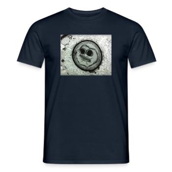 Planetengesicht mit Sonnenbrille - Männer T-Shirt - Navy - Vorne - AI Model Male 178 light (178cm)