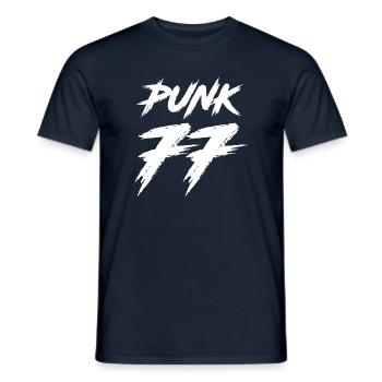 PUNK - T-shirt homme - marine - Devant - AI Model Male 178 light (178cm)