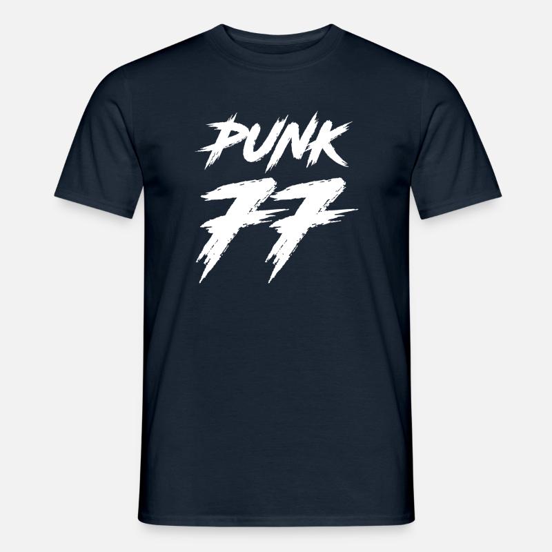 PUNK - Männer T-Shirt - Navy