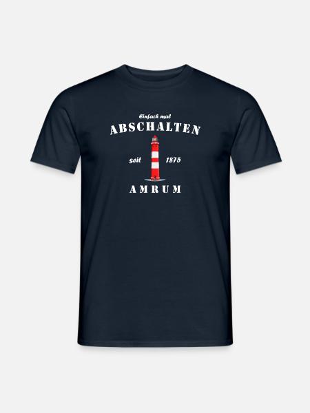 Phare d’Amrum, respirez profondément - T-shirt homme - marine