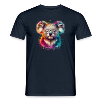 Koala - T-shirt homme - marine - Devant - AI Model Male 178 light (178cm)