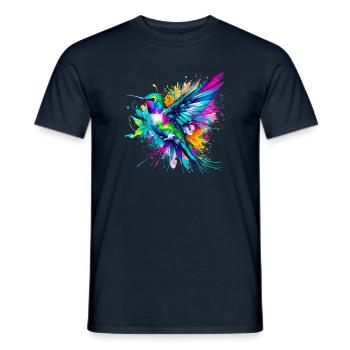 Colibri - T-shirt homme - marine - Devant - AI Model Male 178 light (178cm)