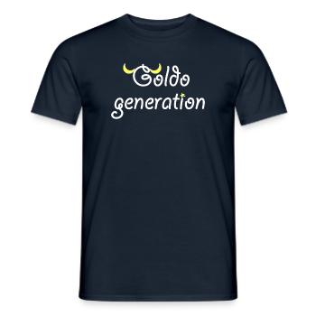Goldo generation - Men's T-Shirt - navy - Front - AI Model Male 178 light (178cm)