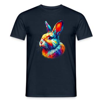 Lapin - T-shirt homme - marine - Devant - AI Model Male 178 light (178cm)