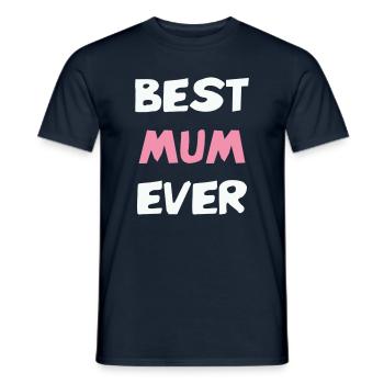 Beste Mutter aller Zeiten! - Männer T-Shirt - Navy - Vorne - AI Model Male 178 light (178cm)