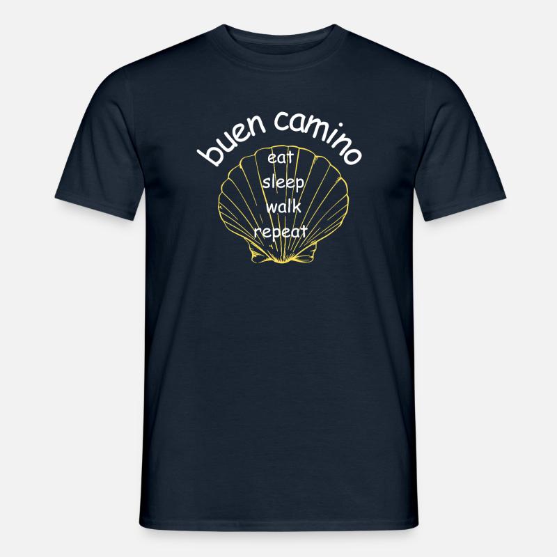 buen camino - Männer T-Shirt - Navy