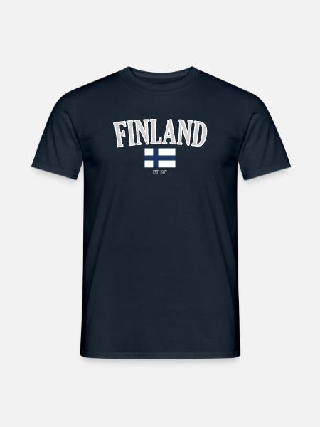 Finland since 1917 - Men's T-Shirt - navy