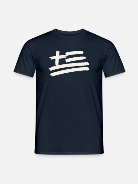 Griechenland Flagge - Männer T-Shirt - Navy
