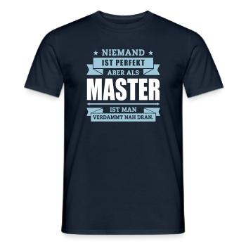 Funshirt Master - Männer T-Shirt - Navy - Vorne - AI Model Male 178 light (178cm)
