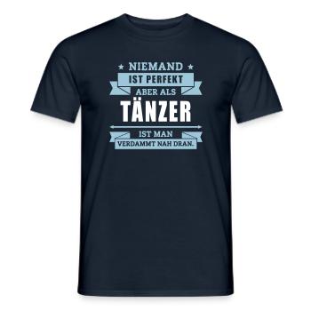 Funshirt Tänzer - Männer T-Shirt - Navy - Vorne - AI Model Male 178 light (178cm)