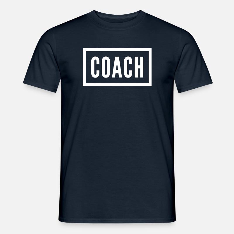 Coach Letter Monogram Design - Heren T-shirt - navy