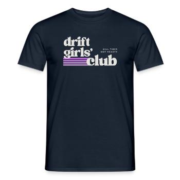 Drift Girls' Club (Drifting, JDM) - Männer T-Shirt - Navy - Vorne - AI Model Male 178 light (178cm)