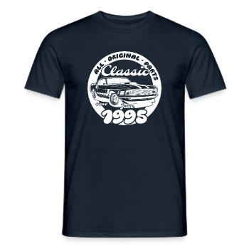 30th Birthday - Classic Musclecar 06/1995 - Men's T-Shirt - navy - Front - AI Model Male 178 light (178cm)