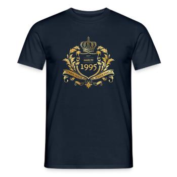 30ème anniversaire Semper Verum - Créé 03/1995 - T-shirt homme - marine - Devant - AI Model Male 178 light (178cm)