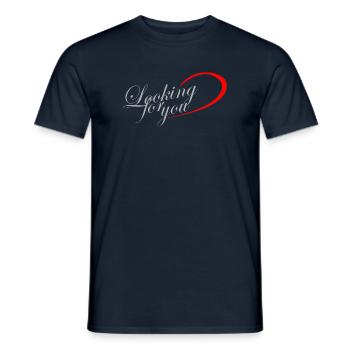 Looking for you - Männer T-Shirt - Navy - Vorne - AI Model Male 178 light (178cm)