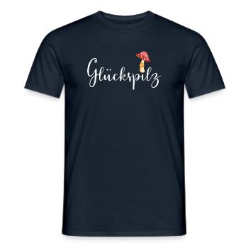 Lucky devil - Men's T-Shirt - navy - Front - AI Model Male 178 light (178cm)