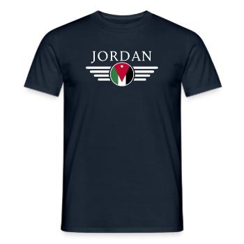 J’aime Jordan, T-shirt Style Design - T-shirt homme - marine - Devant - AI Model Male 178 light (178cm)