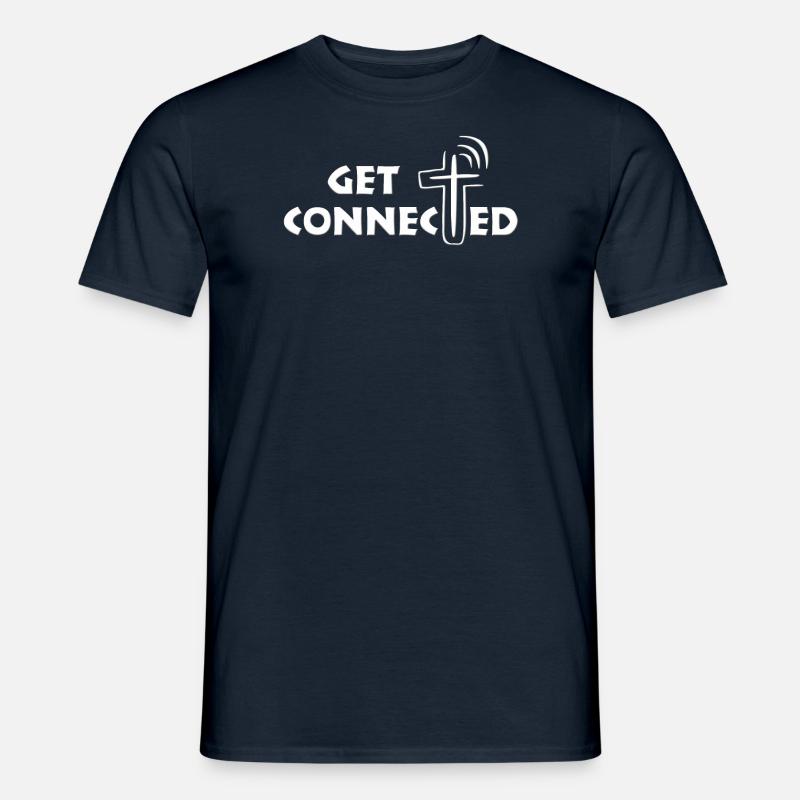 DLM GET CONNECTED W1U - Men’s T-shirt - navy