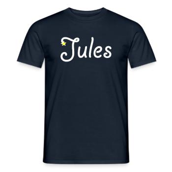 Jules - Men's T-Shirt - navy - Front - AI Model Male 178 light (178cm)