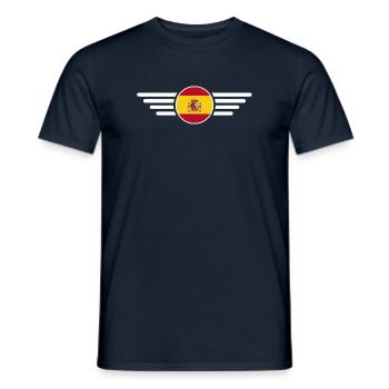Spain Passion T-Shirt - Men's T-Shirt - navy - Front - AI Model Male 178 light (178cm)