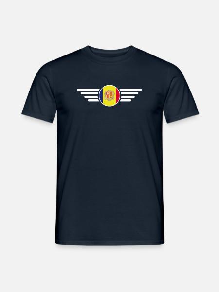 Andorra Style Design T-Shirt - Men's T-Shirt - navy