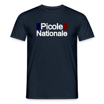 Picole nationale - T-shirt homme - marine - Devant - AI Model Male 178 light (178cm)