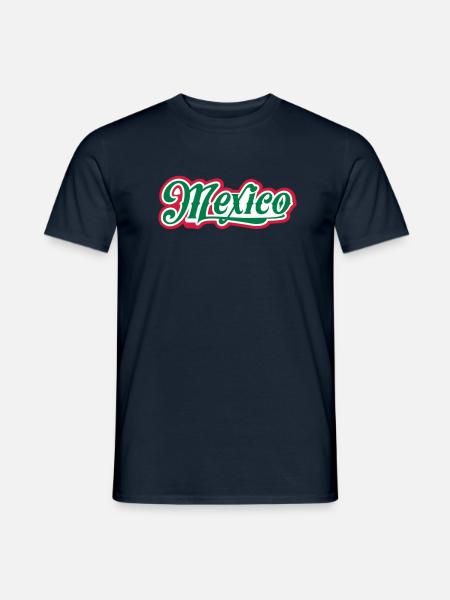 Mexico - Mex - Männer T-Shirt - Navy