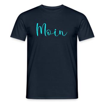 MOIN - Männer T-Shirt - Navy - Vorne - AI Model Male 178 light (178cm)