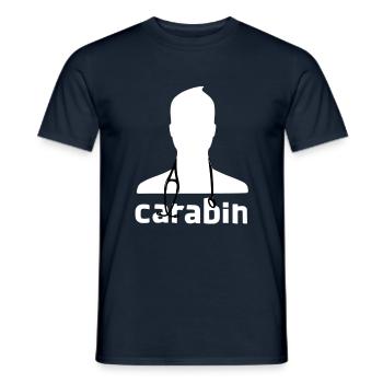 Carabin - T-shirt homme - marine - Devant - AI Model Male 178 light (178cm)