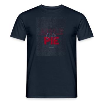 How to Make Apple Pie - Men's T-Shirt - navy - Front - AI Model Male 178 light (178cm)