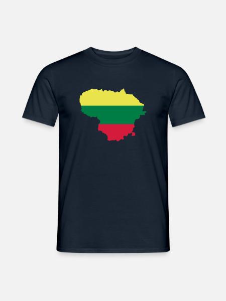 Litauen - Männer T-Shirt - Navy