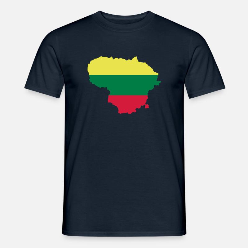 Litauen - Männer T-Shirt - Navy