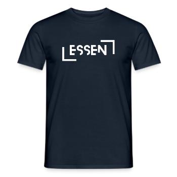 Eat - Men's T-Shirt - navy - Front - AI Model Male 178 light (178cm)