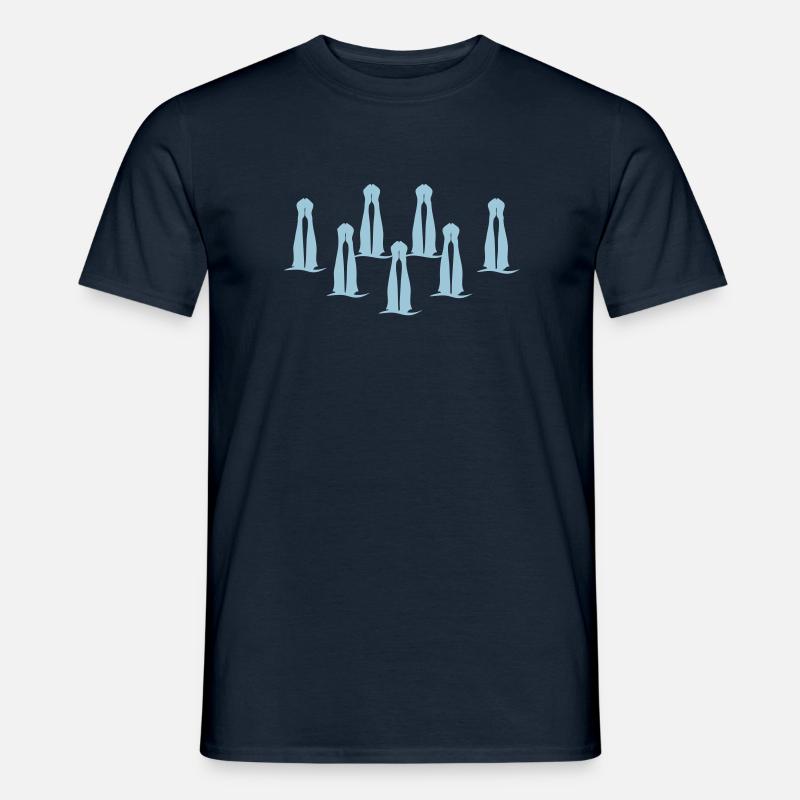 SYNCHRONIZED SWIMMING synchronized swimm - Men’s T-shirt - navy