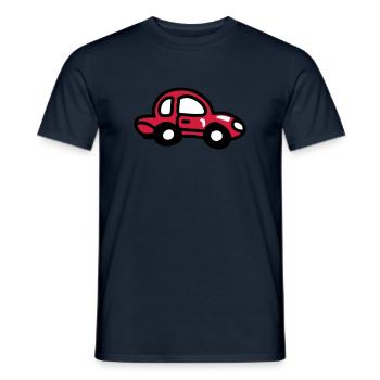 petite voiture 3 - T-shirt homme - marine - Devant - AI Model Male 178 light (178cm)