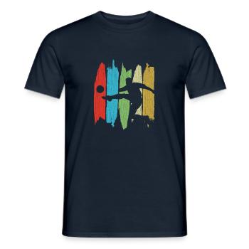 football - T-shirt homme - marine - Devant - AI Model Male 178 light (178cm)