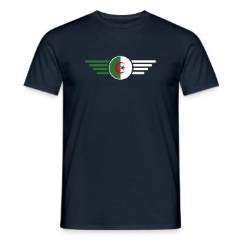 I Love Algeria, Elegance Style Design T-Shirt - Men's T-Shirt - navy - Front - AI Model Male 178 light (178cm)