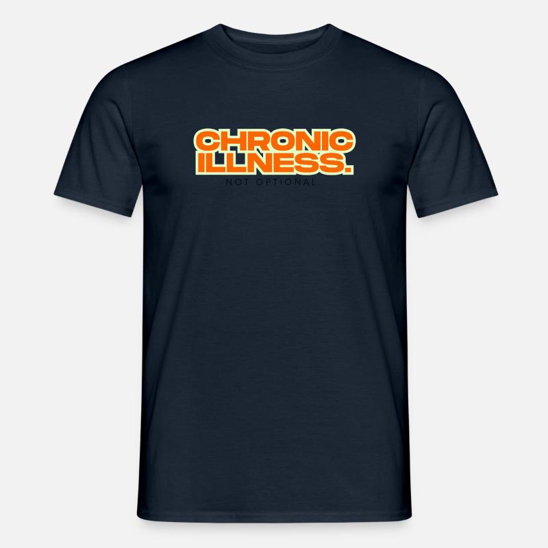 Chronic illness - Männer T-Shirt - Navy