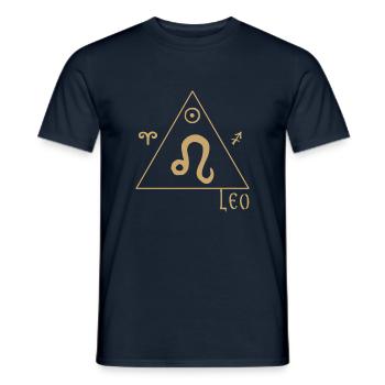 Lion - T-shirt homme - marine - Devant - AI Model Male 178 light (178cm)