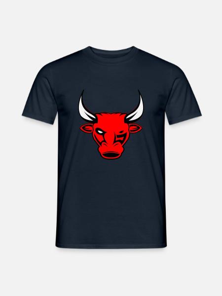 stier bulle - Männer T-Shirt - Navy