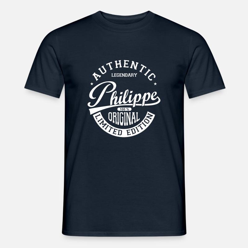 Philippe Geschenk personalisierte T-Shirt Philippe - Männer T-Shirt - Navy