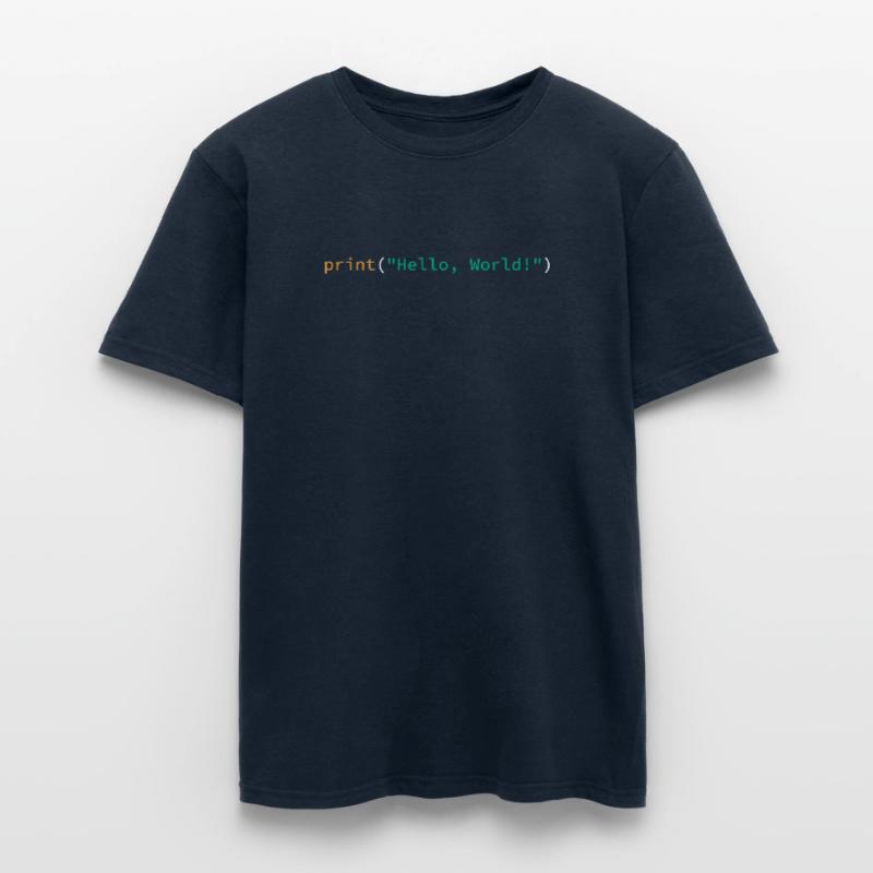 Hello World Python Programmer's Shirt Men’s T-shirt