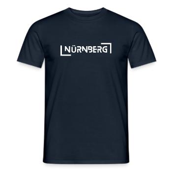 Nuremberg - T-shirt homme - marine - Devant - AI Model Male 178 light (178cm)