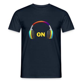 ON - Männer T-Shirt - Navy - Vorne - AI Model Male 178 light (178cm)