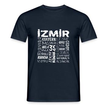 Izmir 35 Türkei - Männer T-Shirt - Navy - Vorne - AI Model Male 178 light (178cm)