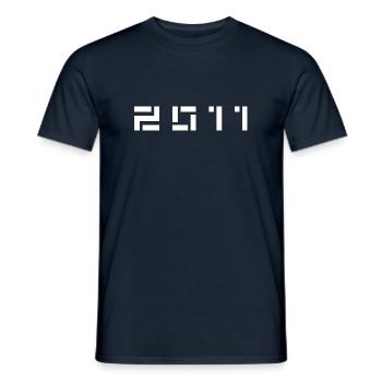 Année de naissance Anniversaire Né en - Fabriqué en 2011 - T-shirt homme - marine - Devant - AI Model Male 178 light (178cm)