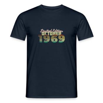 55e anniversaire Édition Limitée (SCR) 10/1969 - T-shirt homme - marine - Devant - AI Model Male 178 light (178cm)
