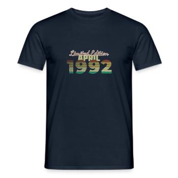 33e anniversaire Édition Limitée (SCR) 04/1992 - T-shirt homme - marine - Devant - AI Model Male 178 light (178cm)