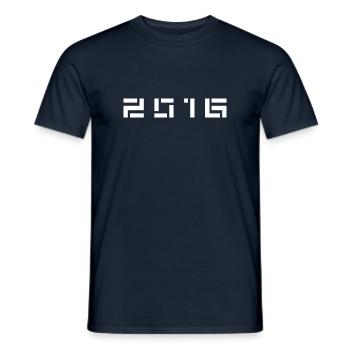 Geburtsjahr Geburtstag Born In - Made in 2016 - Männer T-Shirt - Navy - Vorne - AI Model Male 178 light (178cm)