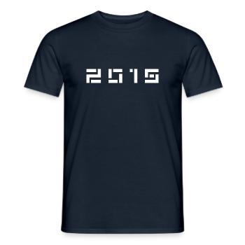 Année de naissance Anniversaire Né en - Fabriqué en 2015 - T-shirt homme - marine - Devant - AI Model Male 178 light (178cm)
